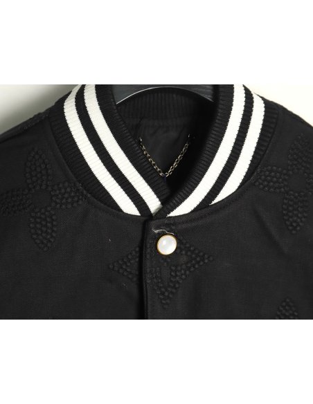 Louis Vuitton Pearl Presbyopia Baseball Jacket TSK1,Louis Vuitton