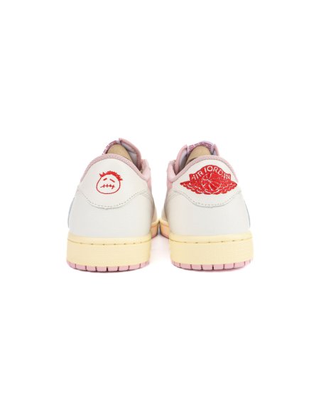 Travis Scott x Air Jordan 1 AJ1 Low TS Joint white powder hook low top with high quality,best top AIR JORDAN 1 LOW