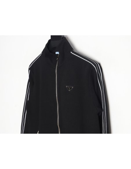 Prada 23Fw triangle logo side webbing suit jacket,Prada