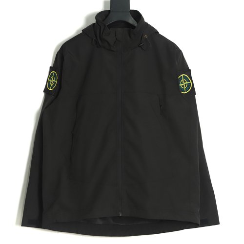 Stone Island 22FW Outdoor Arm Logo Jacket Zipper Jacket TSK1,Stone Island