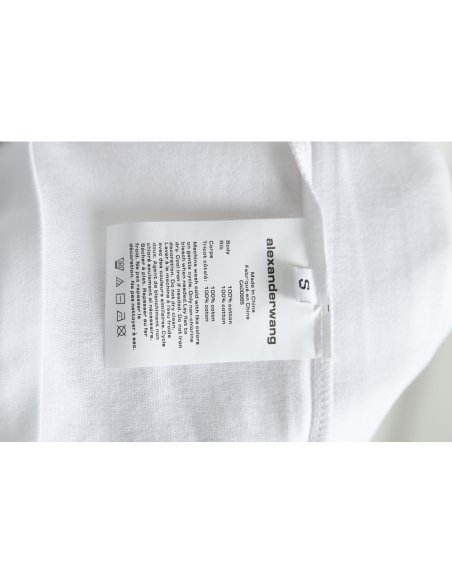 Alexander Wang bullet screen letter print T-Shirt,Alexander Wang