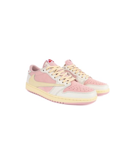 Travis Scott x Air Jordan 1 AJ1 Low TS Joint white powder hook low top with high quality,best top AIR JORDAN 1 LOW