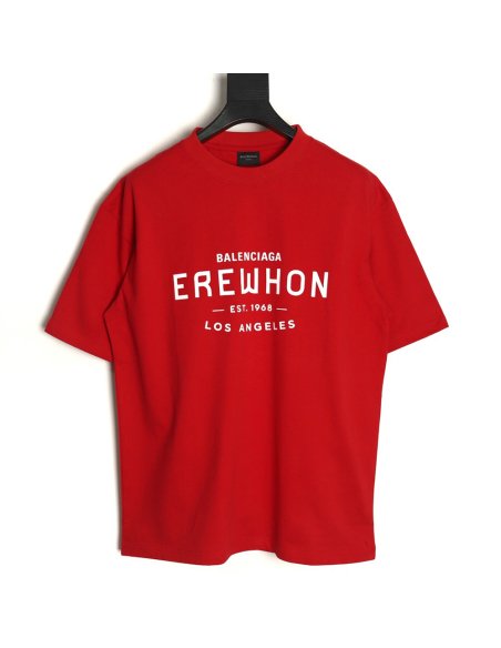 Balenciaga erewhon Supermarket Joint Print Short Sleeve T-Shirt,Balenciaga