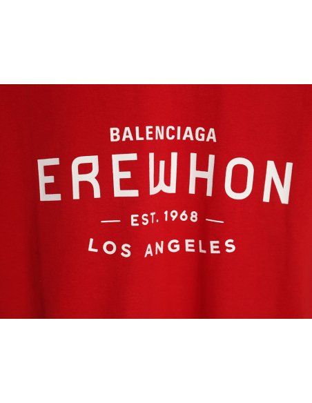 Balenciaga erewhon Supermarket Joint Print Short Sleeve T-Shirt,Balenciaga