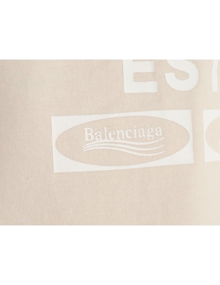 Balenciaga EST.1917 Simple Fashion Printed Short Sleeve T-shirt,Balenciaga
