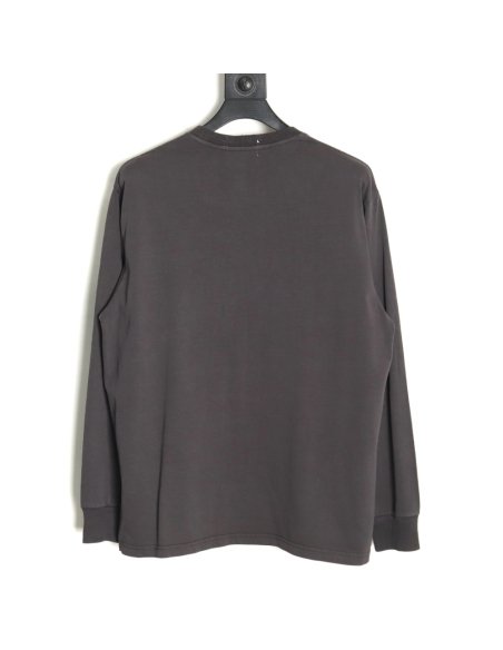 Bape small logo embroidered long sleeve T-shirt TSK1,Bape