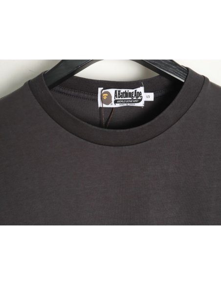 Bape small logo embroidered long sleeve T-shirt TSK1,Bape