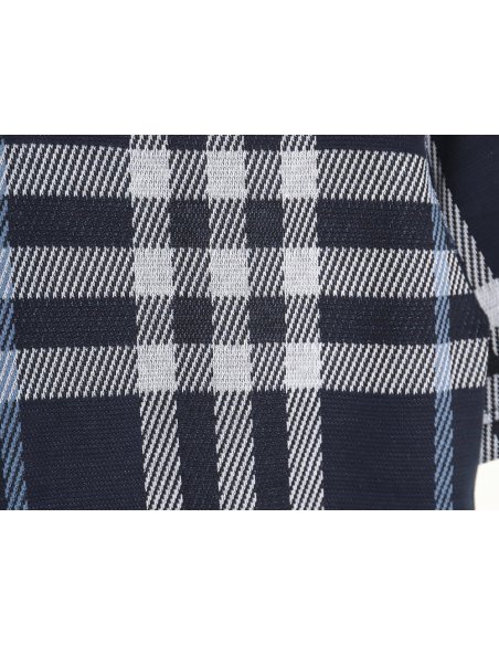 Burberry 24ss check knitted short-sleeved T-shirt TSK2,Burberry