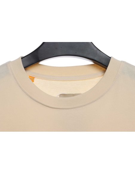 Gallery Dept distressed washed hand-painted graffiti printed T-shirt,Gallery Dept