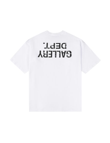 Gallery Dept Reversed Print Short Sleeve T-Shirt,Gallery Dept