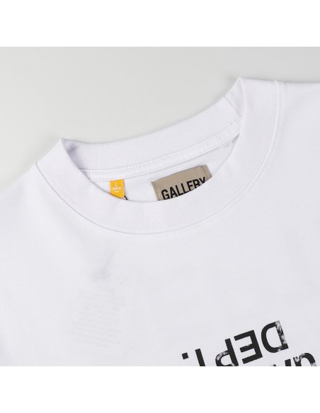 Gallery Dept Reversed Print Short Sleeve T-Shirt,Gallery Dept
