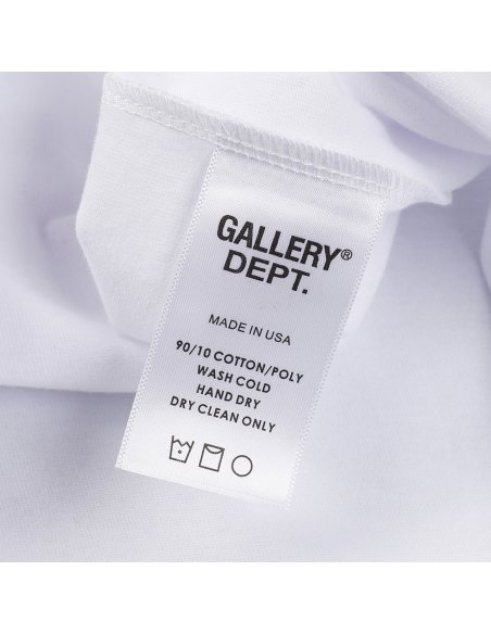 Gallery Dept Reversed Print Short Sleeve T-Shirt,Gallery Dept