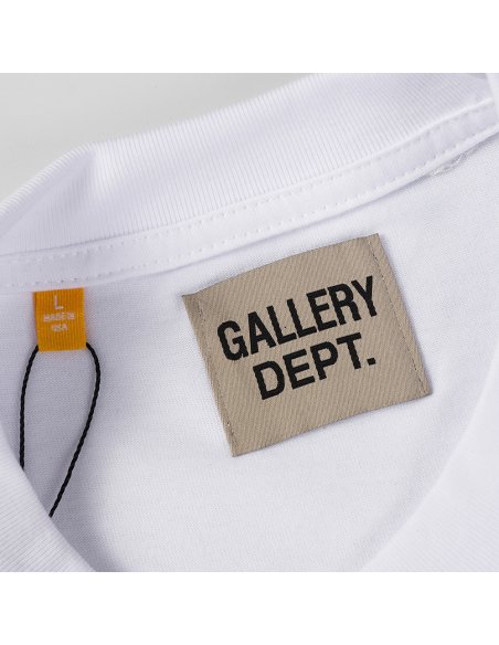 Gallery Dept Reversed Print Short Sleeve T-Shirt,Gallery Dept