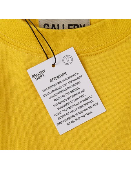 Gallery Dept Reversed Print Short Sleeve T-Shirt,Gallery Dept
