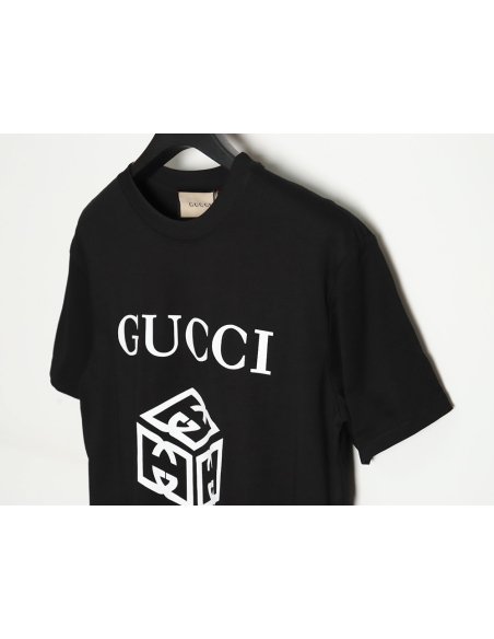 Gucci 24ss three-dimensional block print T-shirt TSK1,Gucci