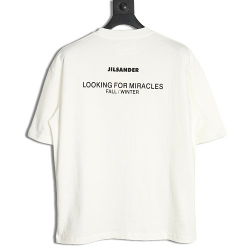 JIL SANDER Lettering Printed Short-Sleeved T-Shirt,JIL SANDER