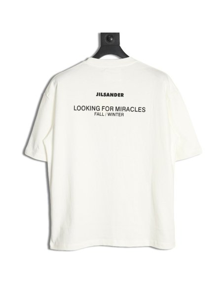 JIL SANDER Lettering Printed Short-Sleeved T-Shirt,JIL SANDER