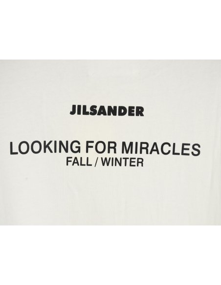 JIL SANDER Lettering Printed Short-Sleeved T-Shirt,JIL SANDER