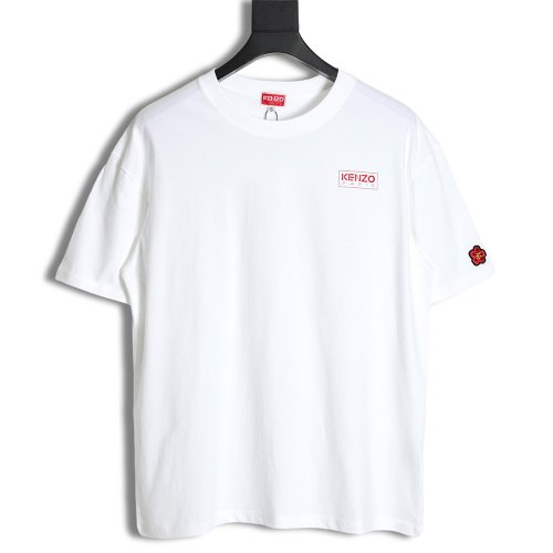 KENZO x NIGO joint block letter print embroidery short-sleeved T-shirt,Kenzo