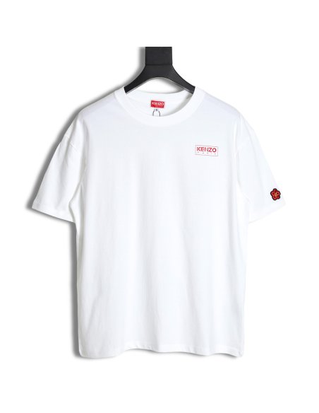 KENZO x NIGO joint block letter print embroidery short-sleeved T-shirt,Kenzo