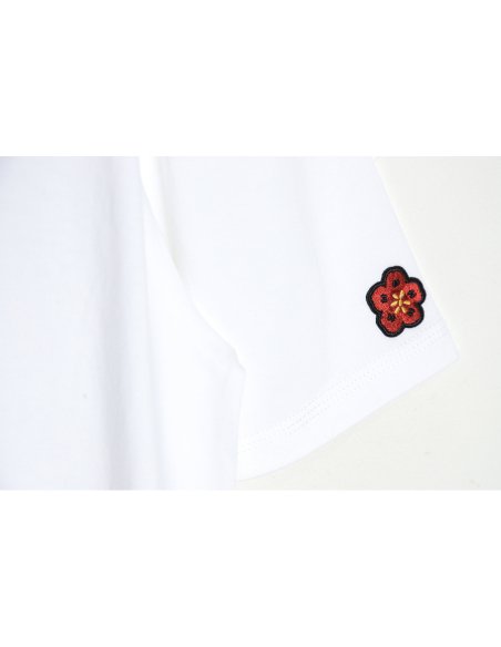KENZO x NIGO joint block letter print embroidery short-sleeved T-shirt,Kenzo