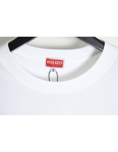 KENZO x NIGO joint block letter print embroidery short-sleeved T-shirt,Kenzo