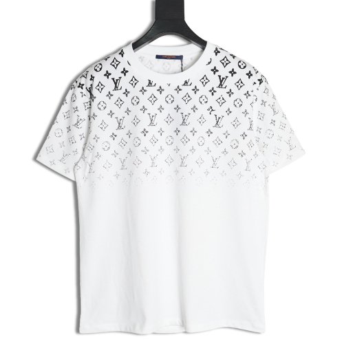 Louis Vuitton gradient full print monogram short-sleeved T-shirt,Louis Vuitton