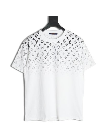 Louis Vuitton gradient full print monogram short-sleeved T-shirt,Louis Vuitton