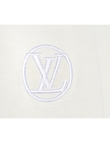 Louis Vuitton round logo short-sleeved T-shirt,Louis Vuitton