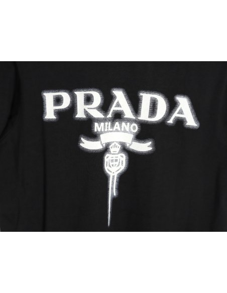 Prada chest monogram short-sleeved T-shirt TSK2,Prada