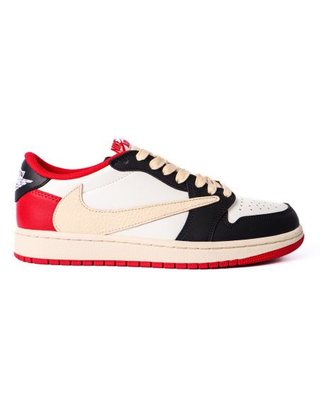 Travis Scott Air Jordan 1 Low Black Red with high quality,best top AIR JORDAN 1 LOW