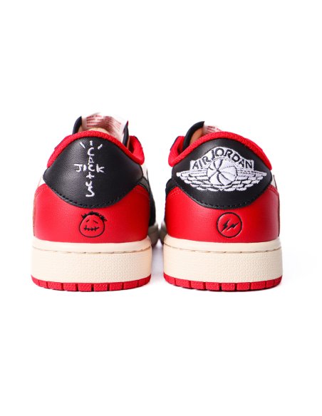 Travis Scott Air Jordan 1 Low Black Red with high quality,best top AIR JORDAN 1 LOW