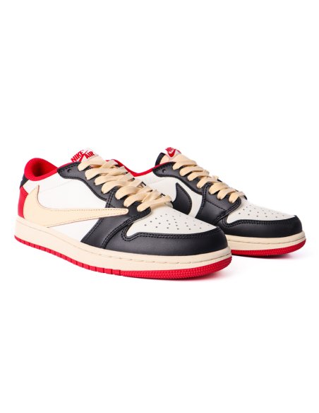 Travis Scott Air Jordan 1 Low Black Red with high quality,best top AIR JORDAN 1 LOW
