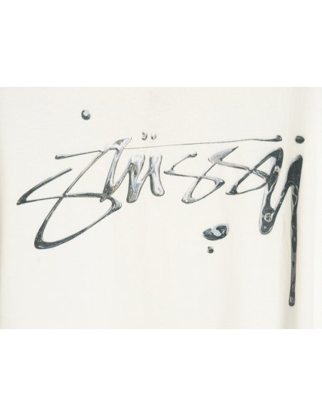 Stussy mercury print short-sleeved T-shirt,Stussy