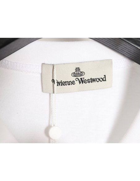 Vivienne Westwood 24SS inkjet Saturn logo short-sleeved T-shirt,Vivienne Westwood