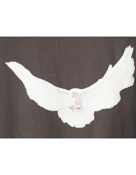 Yeezy   Gap   Balenciaga joint peace dove theme long-sleeved T-shirt TSK1,Balenciaga