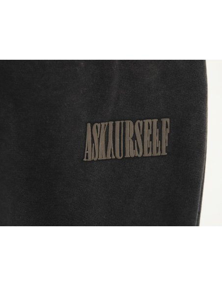 Askyurself heavy knife cut damaged hem washed distressed trousers S-XL,ASKYURSELF