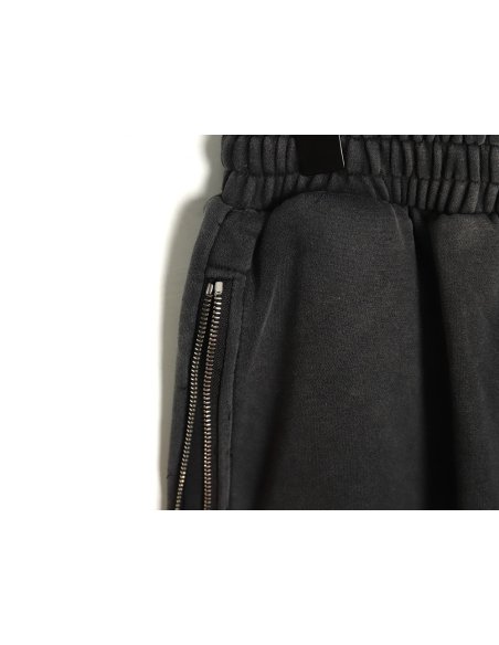 Askyurself heavy knife cut damaged hem washed distressed trousers S-XL,ASKYURSELF