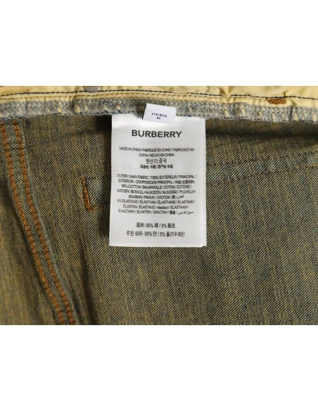 Burberry wheat ear war horse jeans,Burberry