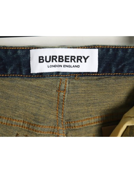 Burberry wheat ear war horse jeans,Burberry