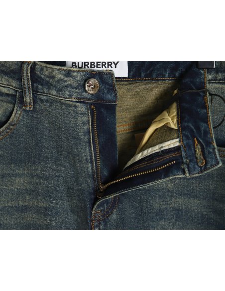 Burberry wheat ear war horse jeans,Burberry