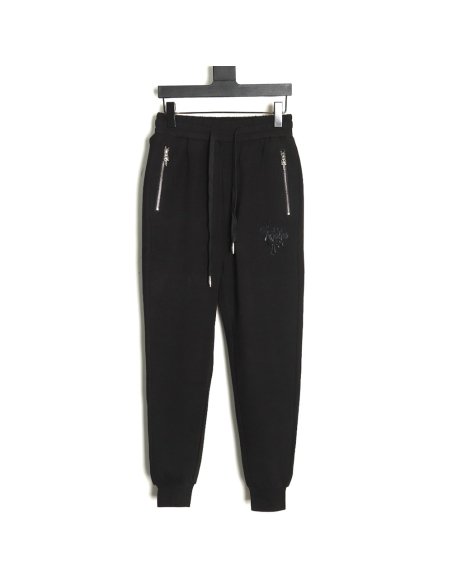 Chrome Hearts Leather Cross Logo Trousers,Chrome Hearts