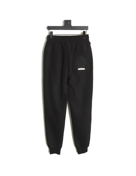 Chrome Hearts Leather Cross Logo Trousers,Chrome Hearts