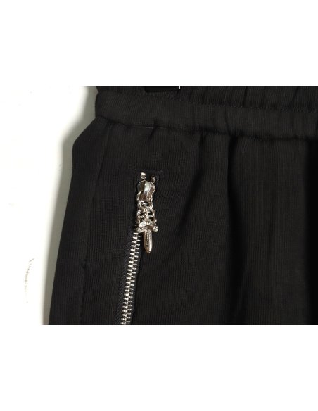 Chrome Hearts Leather Cross Logo Trousers,Chrome Hearts