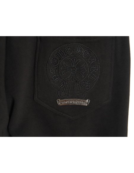 Chrome Hearts Leather Cross Logo Trousers,Chrome Hearts