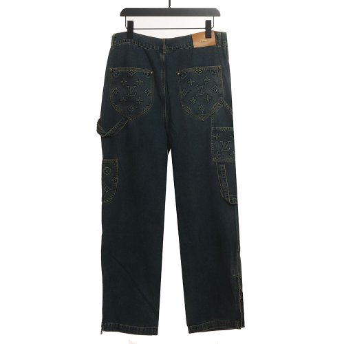 LV embossed jeans,Louis Vuitton