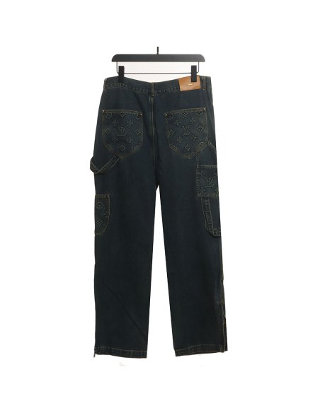 LV embossed jeans,Louis Vuitton