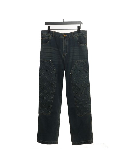 LV embossed jeans,Louis Vuitton