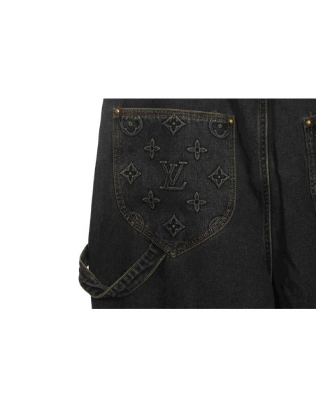 LV embossed jeans,Louis Vuitton