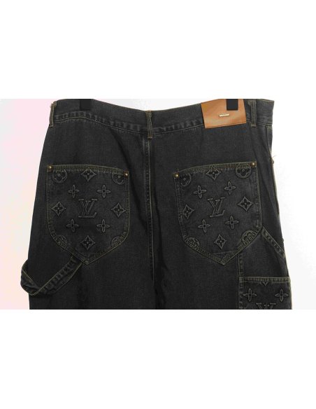 LV embossed jeans,Louis Vuitton